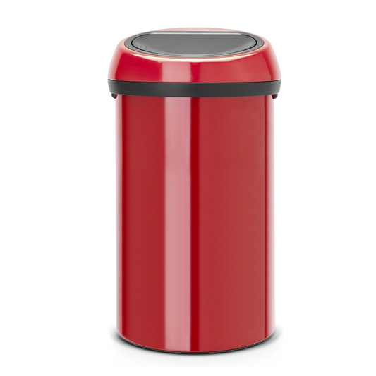 Touch Bin 60 L Passion Red - Passion Red Lid