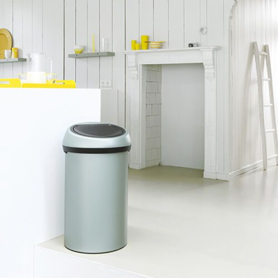 Touch Bin 60 L Metallic Mint - Metallic Mint Lid