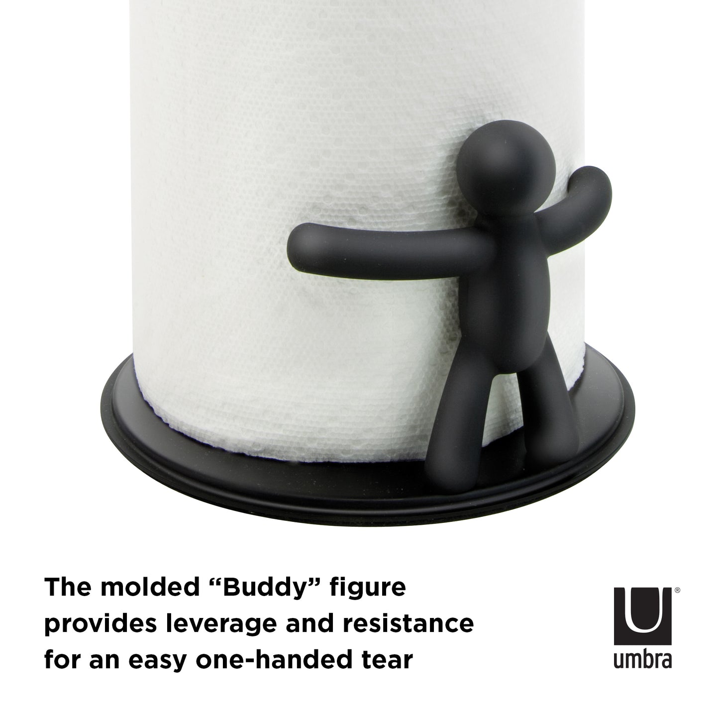 Buddy Paper Towel Holder - Black