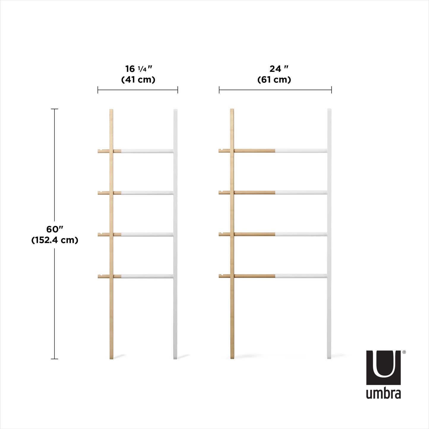 Hub Ladder - White/Natural