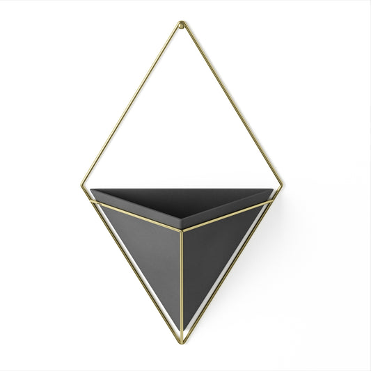 Trigg Wall Display - Black/Brass