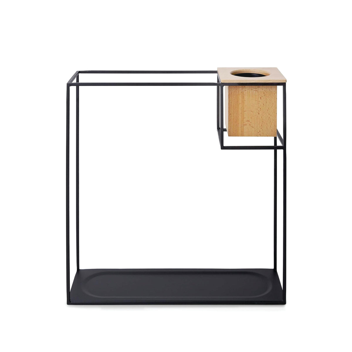 Cubist Wall Display Large - Natural Beech/Black