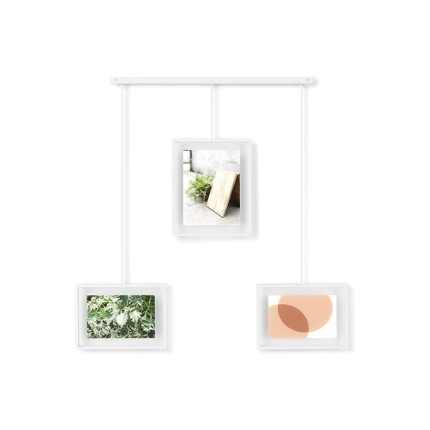 Exhibit Photo Display (Set of 3) - White