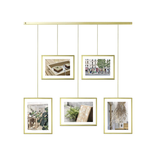 Exhibit Photo Display (Set of 5) - Matte Brass