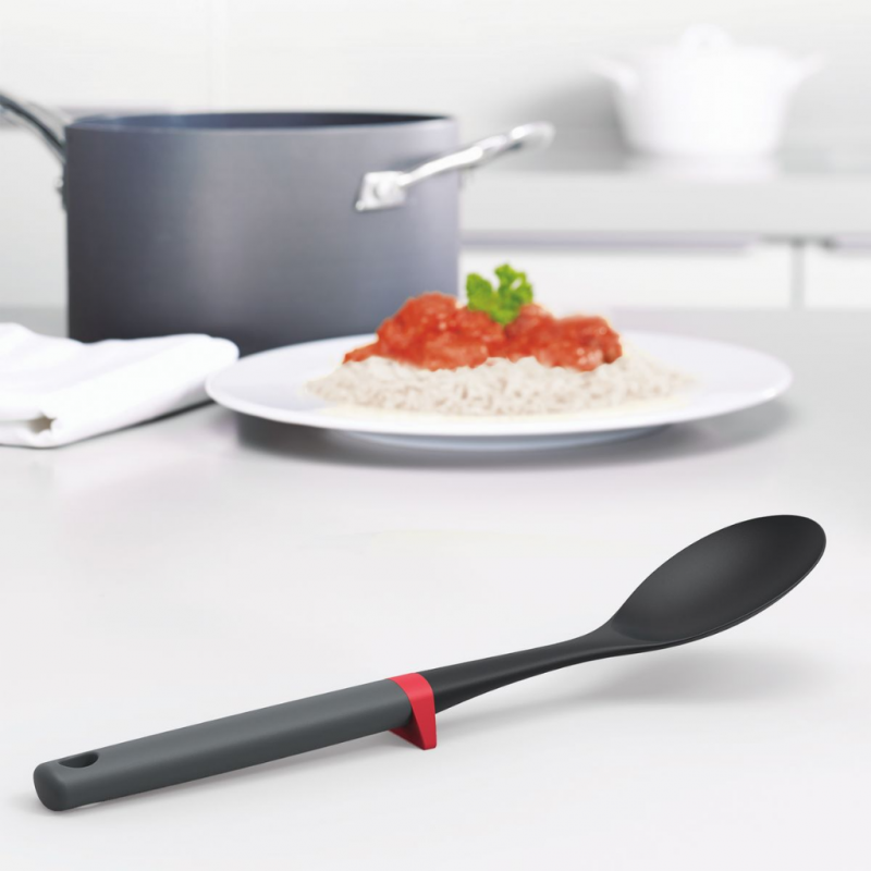 DUO Solid Spoon with Integrated Tool Rest