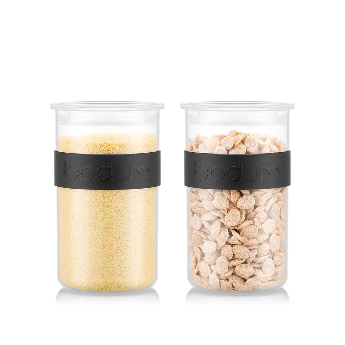 Presso Storage Jar (2-pc) 1L/34oz - Black