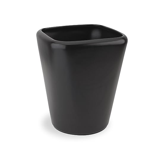 Kona Waste Can Black – Garden Barn, Inc. Housewares