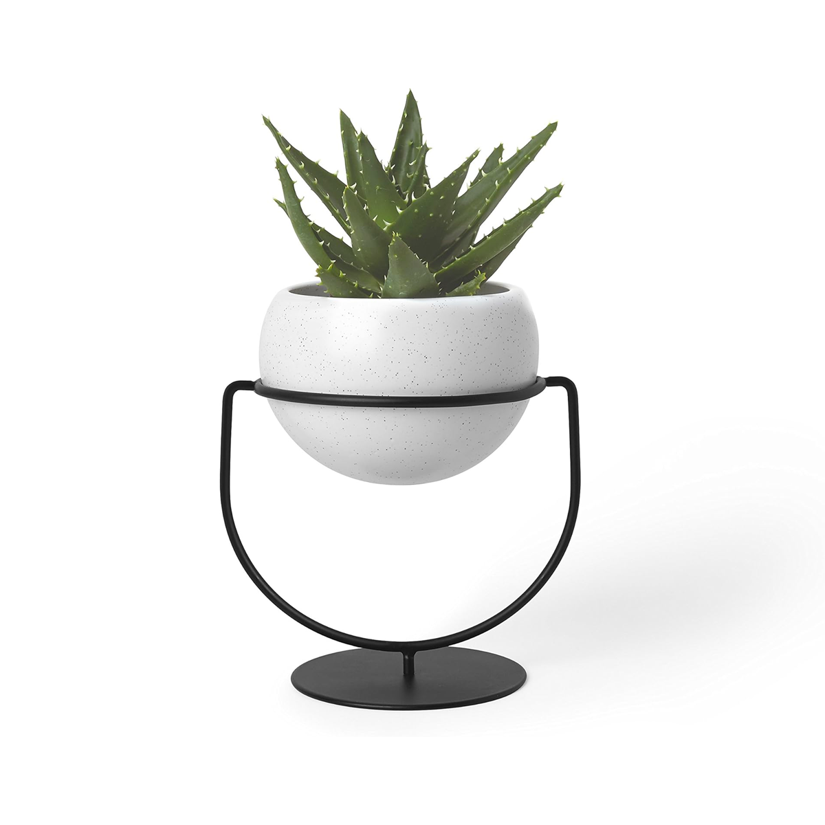 Nesta Table Top or Hanging Modern Planter - White Spec