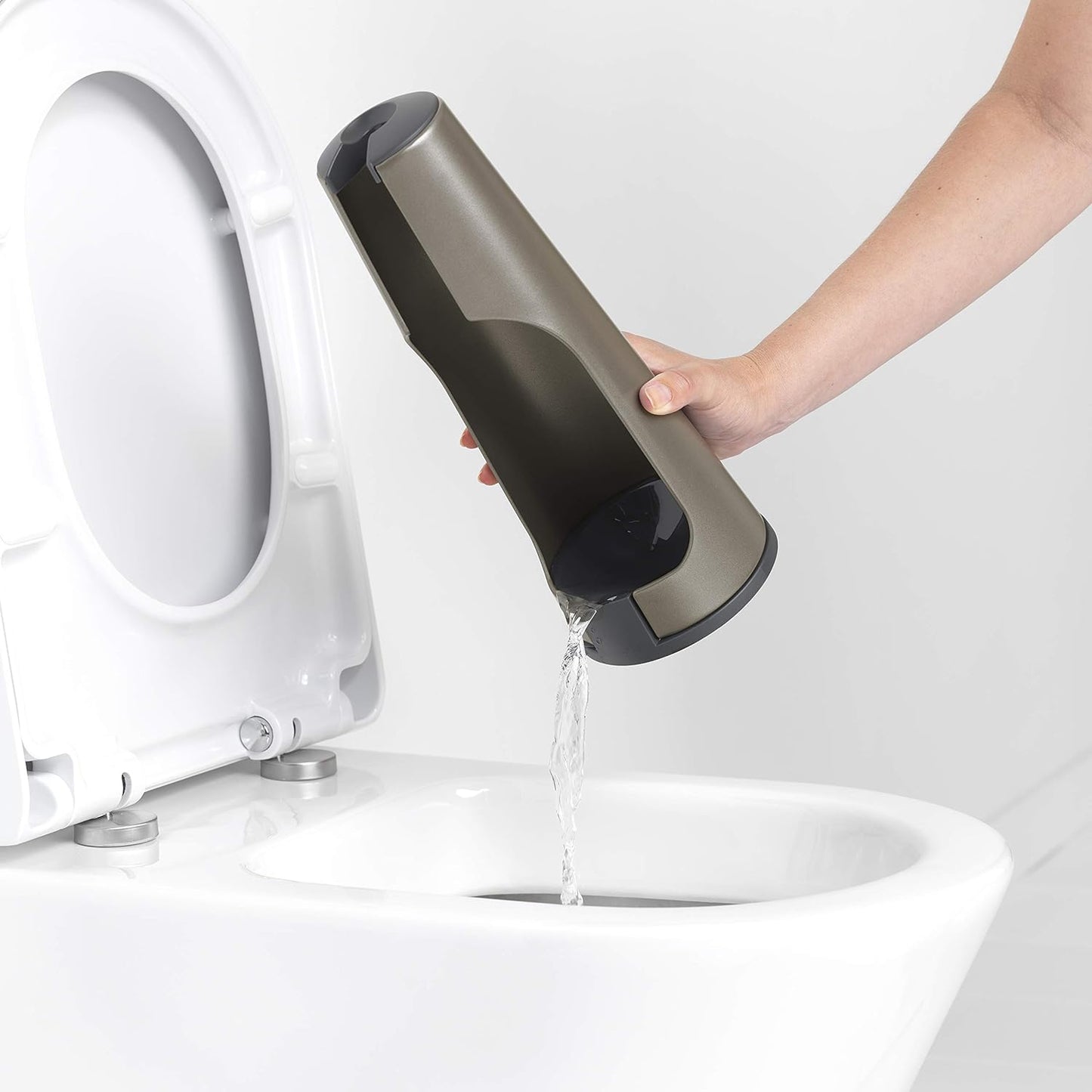 Renew Toilet Brush & Holder - Balance Collection - Platinum