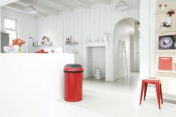 Touch Bin 60 L Passion Red - Passion Red Lid