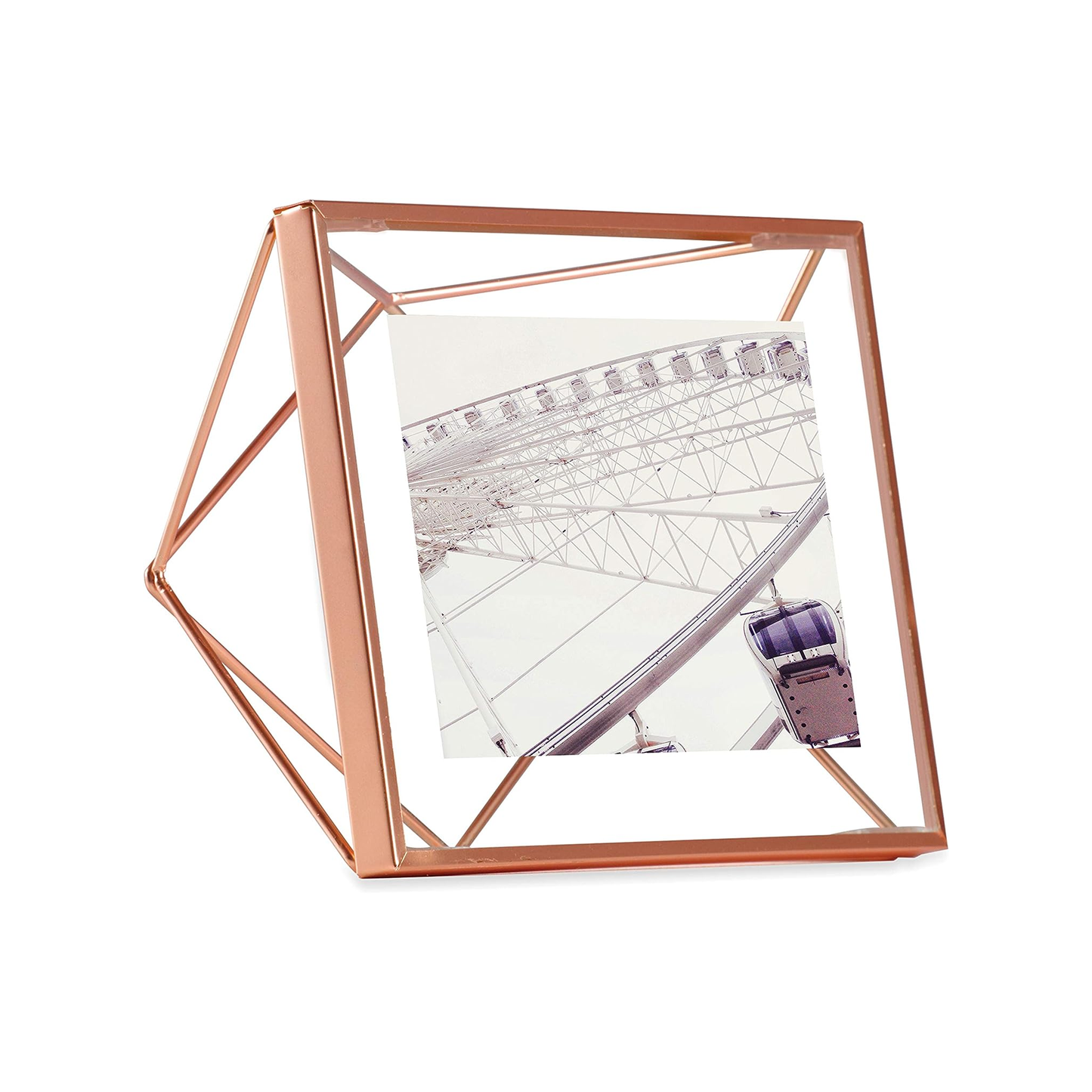 Prisma Picture Frame 4" x 4" - Copper