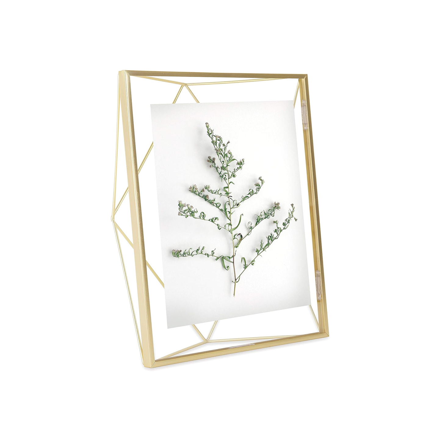 Prisma Picture Frame 8" x 10" - Matte Brass