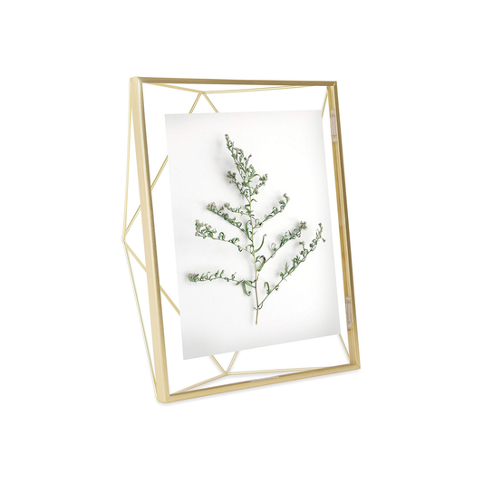 Prisma Picture Frame 8" x 10" - Matte Brass