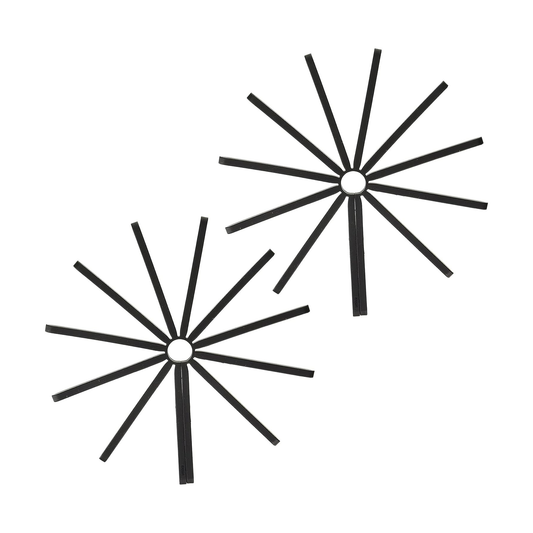 Fanfare Trivet (Set of 2) - Black