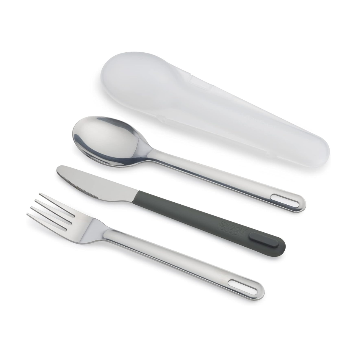 GoEat Stainless Steel Cutlery Set - Anthracite