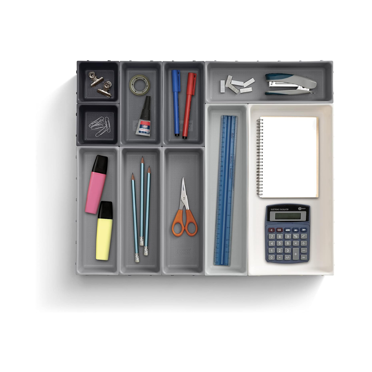 Blox 10-piece Drawer Organiser Set - Grey