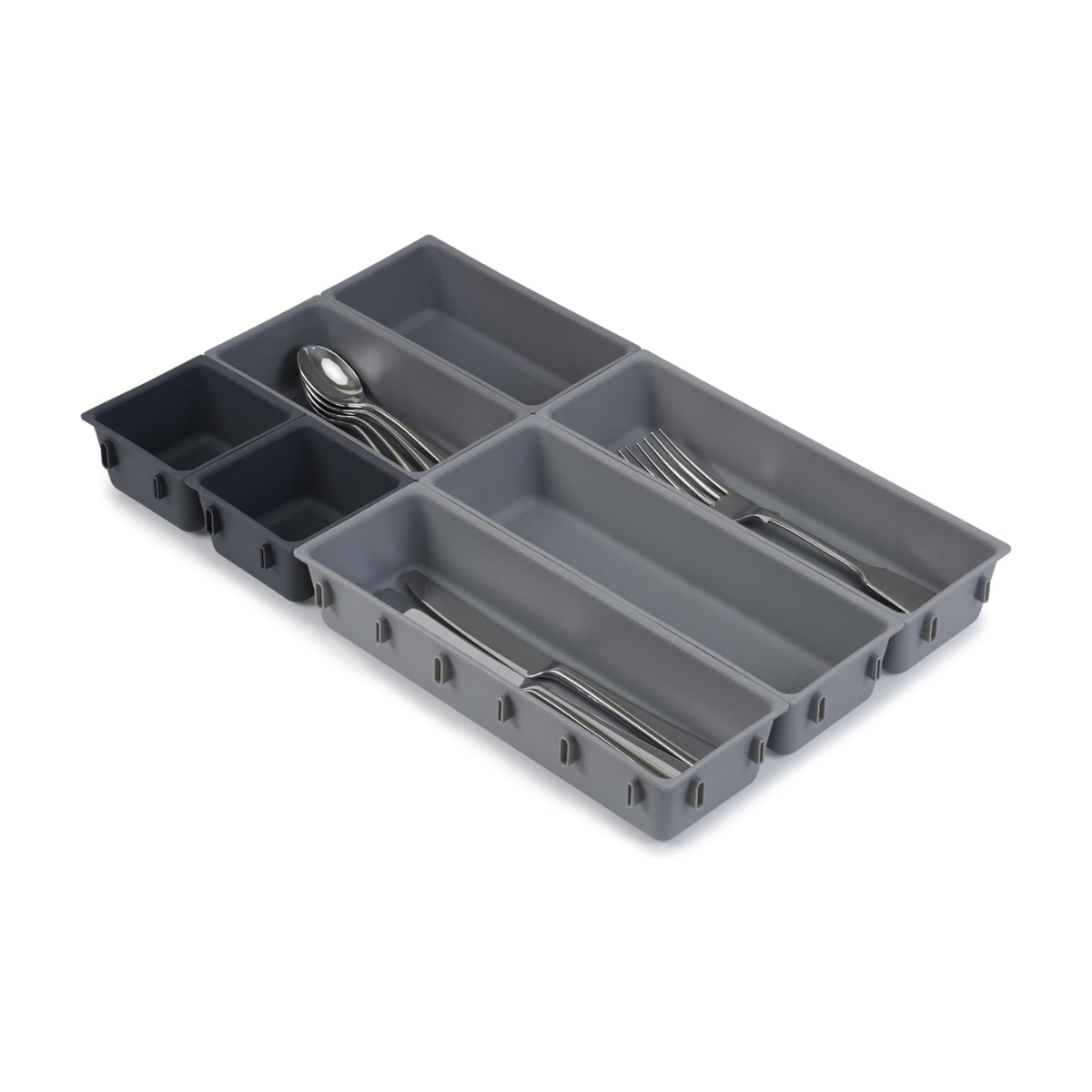 Blox 7-piece Drawer Organiser Set - Grey