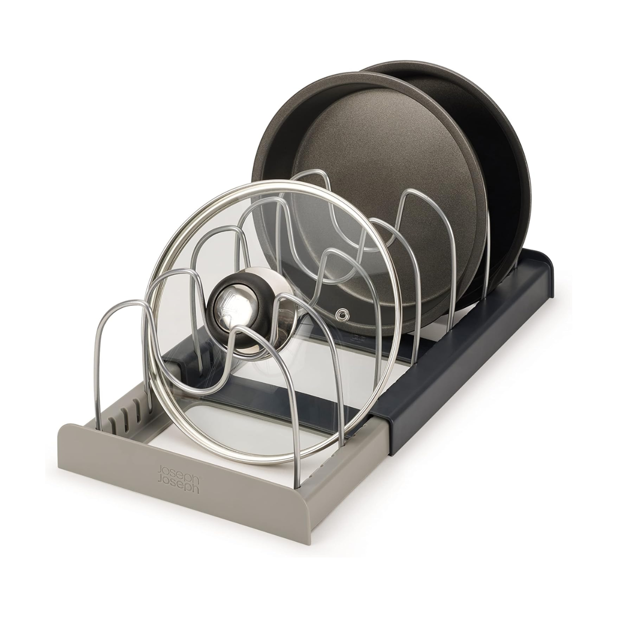 DrawerStore Expanding Cookware Organiser - Grey