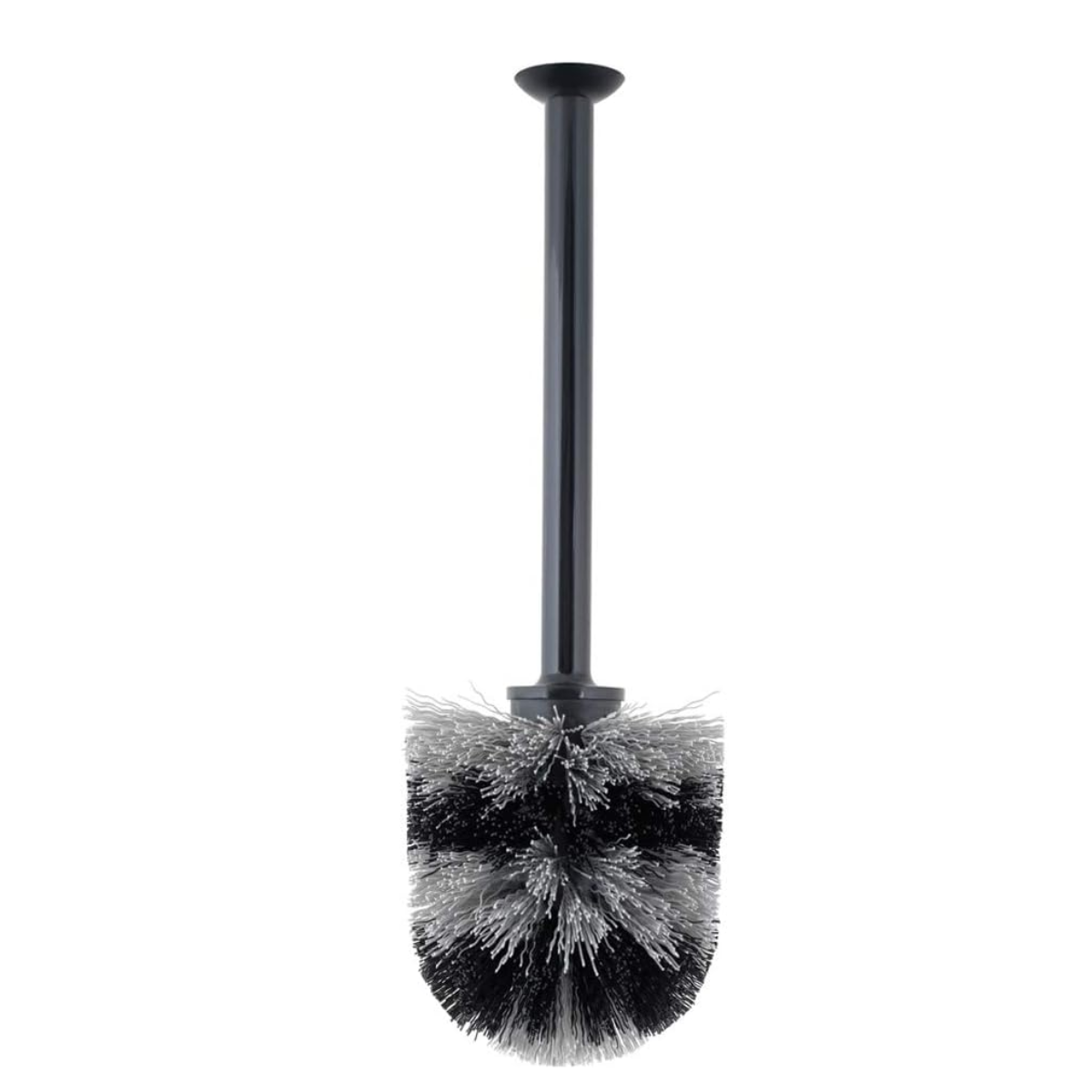 Classic Toilet Brush & Holder - Black Toilet Brush & Metal Handle