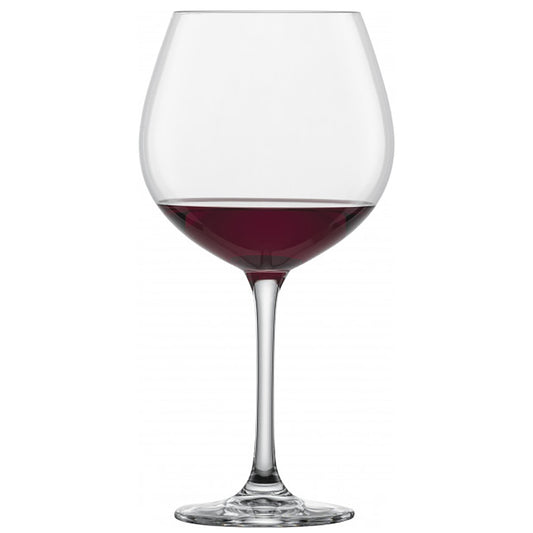 Classico Burgundy Red Goblet Wine Glass (Set of 6)