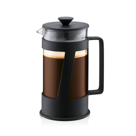 Crema French Press Coffee Maker 8 Cup, 1.0L/34oz - Black