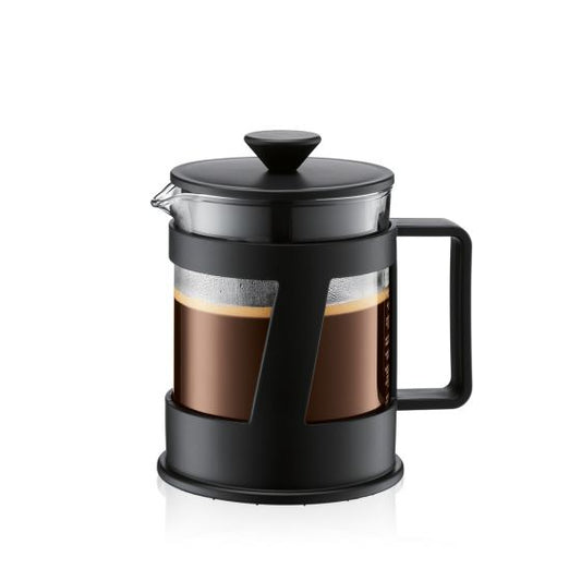 Crema French Press Coffee Maker 4 Cup, 0.5L/17oz - Black