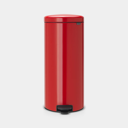 NewIcon Pedal Bin Silent 30 Litre - Passion Red