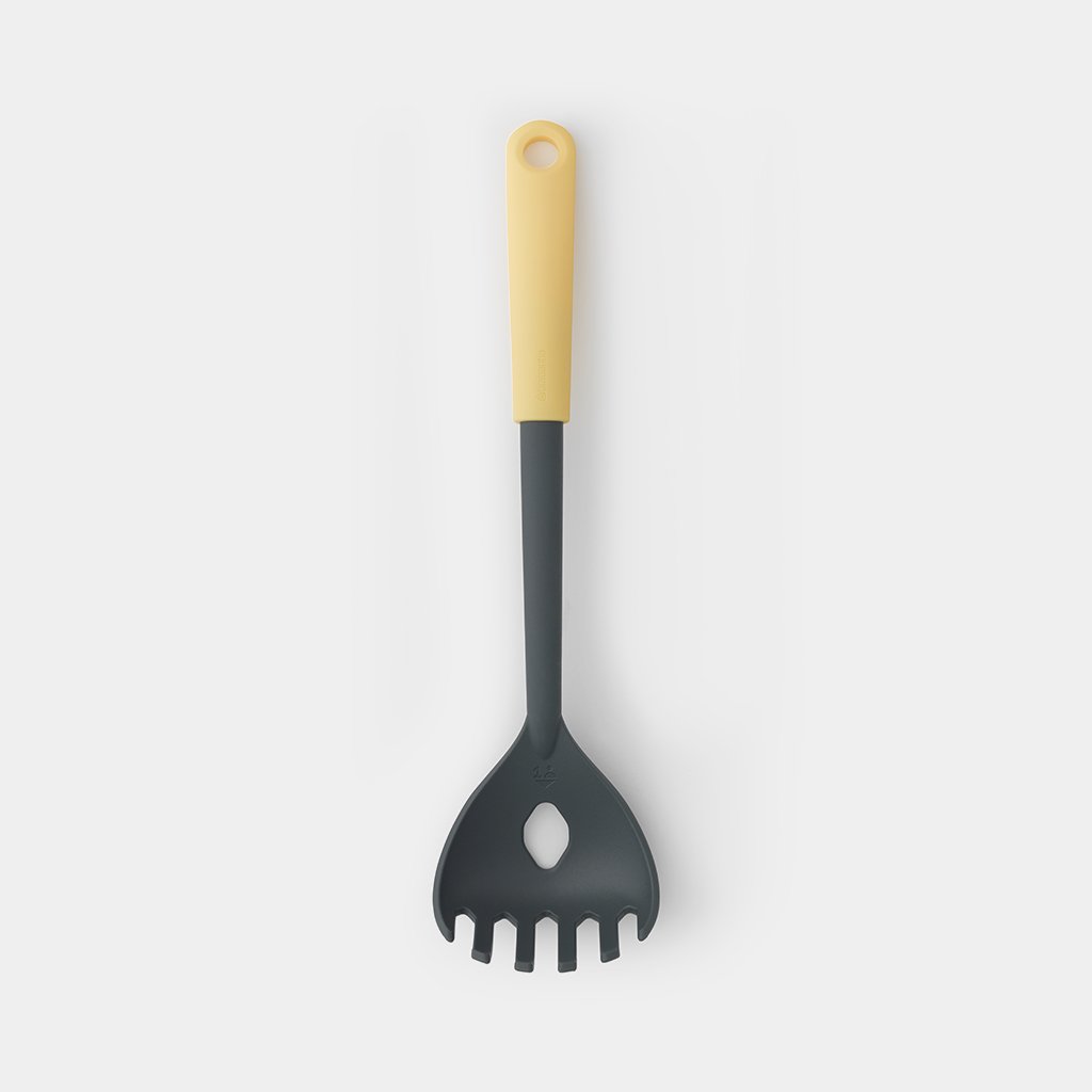 Tasty+ Spaghetti Spoon Plus Measure Tool - Vanilla Yellow