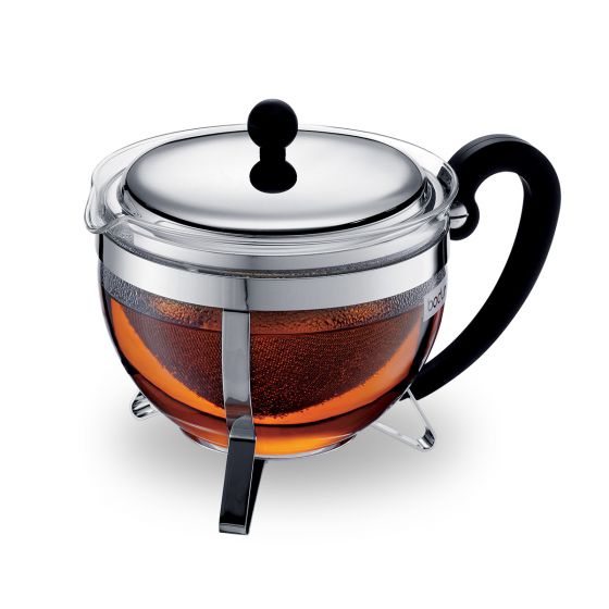 Chambord Tea Pot, 1.3L/44oz - Chrome Shiny