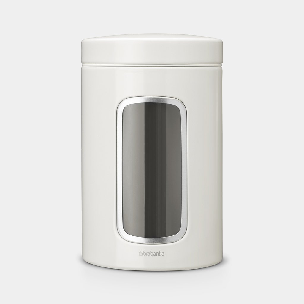 Window Canister 1.4 Litre - White