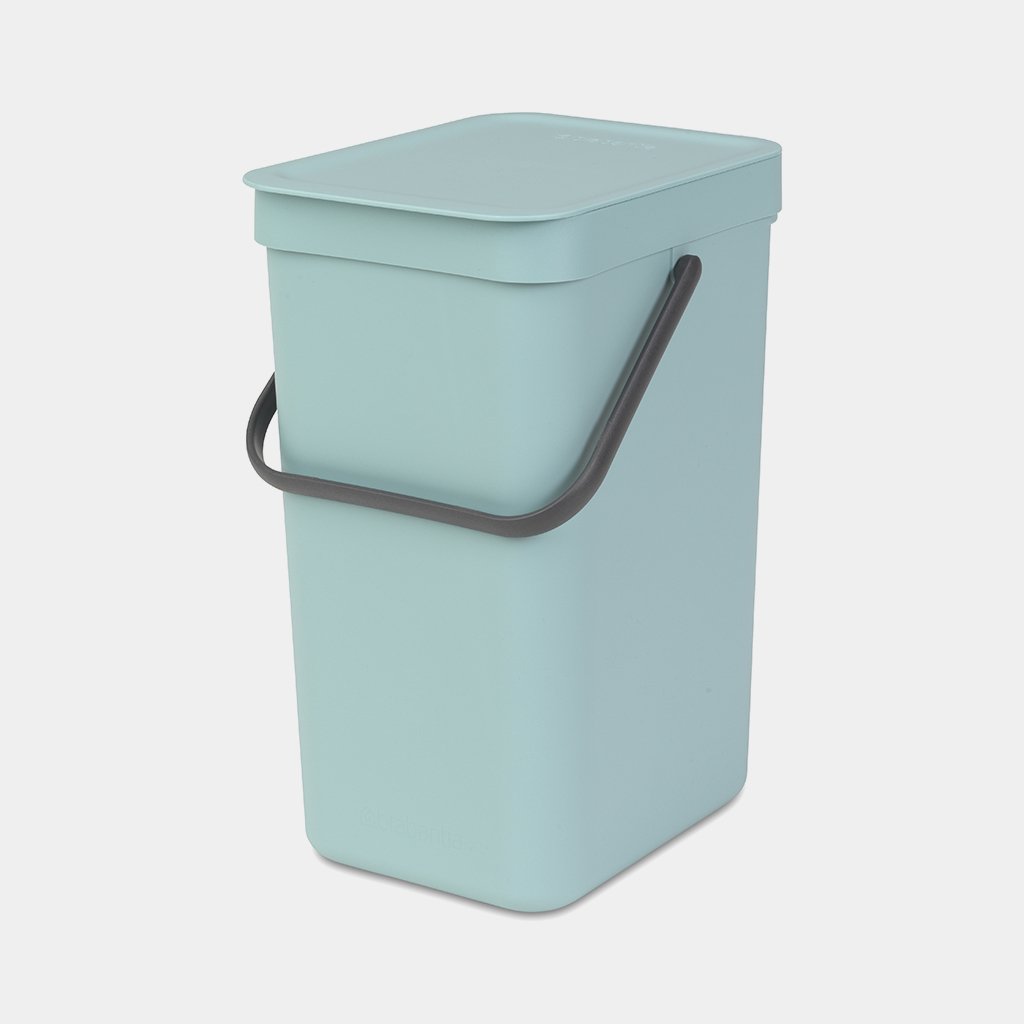 Sort & Go Waste Bin 12 Litre - Mint