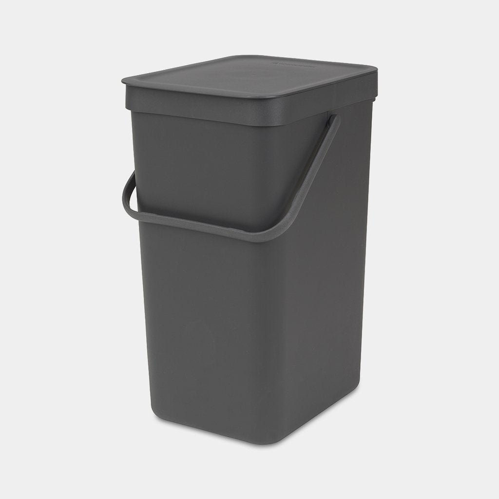 Sort & Go Waste Bin 16 Litre - Grey