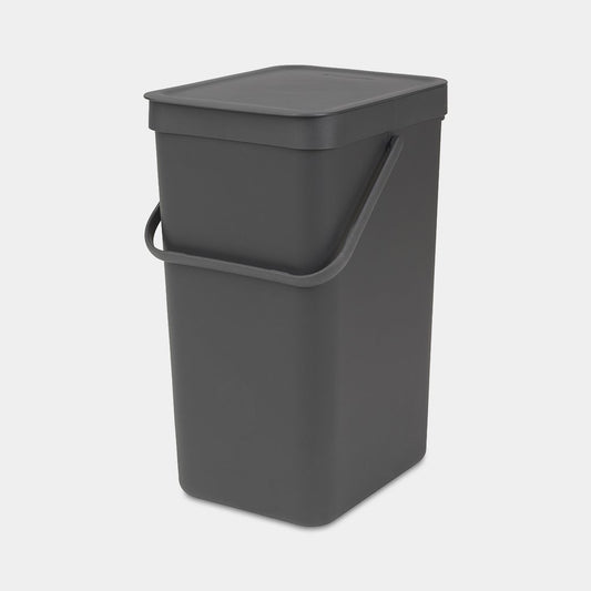 Sort & Go Waste Bin 16 Litre - Grey