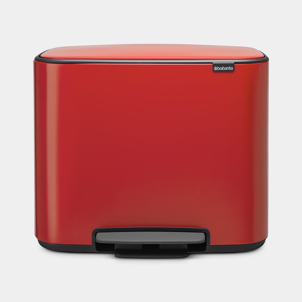 Bo Pedal Bin 36 Litre - Passion Red