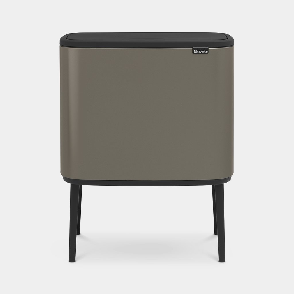 Bo Touch Bin 36 Litre - Platinum