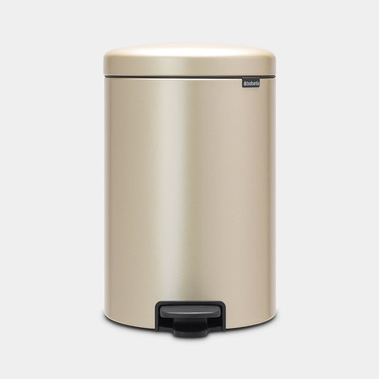 NewIcon Pedal Bin Silent 20 Litre - Champagne