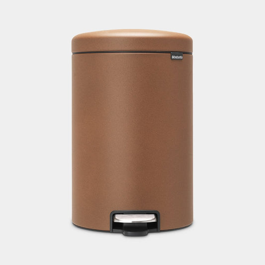 NewIcon Pedal Bin Silent 20 Litre - Mineral Cinnamon