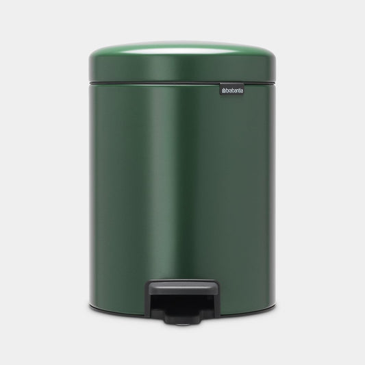 NewIcon Pedal Bin Silent 5 Litre - Pine Green