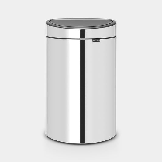 Touch Bin New - 40L - Brilliant Steel