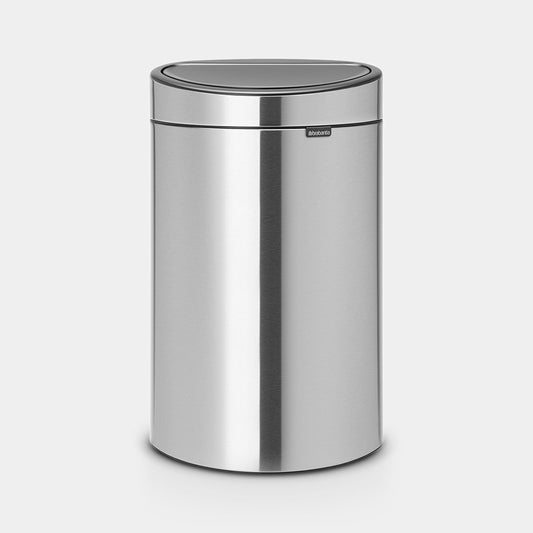 Touch Bin New - 40L - Matt Steel