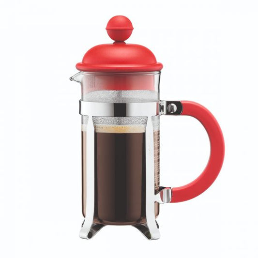 Caffettiera French Press Coffee Maker 3 Cup, 0.35L - Red