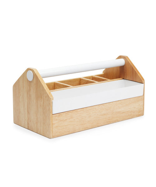 Toto Medium Storage Box - White/Natural